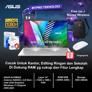 ( Best Seller ) Laptop Kantor, Editing Ringan, Multitasking ASUS A416MAO - Intel N4020U, RAM 8GB, SSD 512GB, 14"FHD, UHD, Win11, OHS 2021 / leptop laptop murah laptop gaming laptop baru 2023 murah