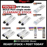 YOUYSI SFP MODULE SC/LC PORT GIGABIT SINGLE MODE SINGLE CORE OPTICAL TRANSCEIVER MODULE SFP101