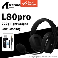 ATTACK SHARK L80PRO 3 40mm PC PS5 Switch ATTACK SHARK L80PRO Latensi Rendah Tanpa Wayar Tiga Mod Fon