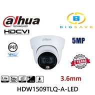 DAHUA 5MP HDW1509TLQ-A-LED FULL COLOR HDCVI ANALOG DOME CAMERA (BUILT-IN MIC)