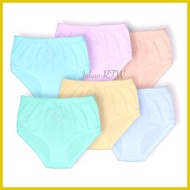☍ ✿ ▨ SOEN SMP Semi Panty EMB Emroidery Assorted Color Underwear Plain Womenswear Women Lady Size S