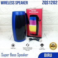 Speaker Bluetooth ZQS1202 Speaker Wireless Portable LAMP LED Speaker Aktif Bluetooh ZQS 1202 High Qu