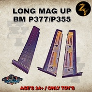 Long Magazine Up Part Mainan Anak Pistol Pistolan spring kokang  BlackMamba P377/P355