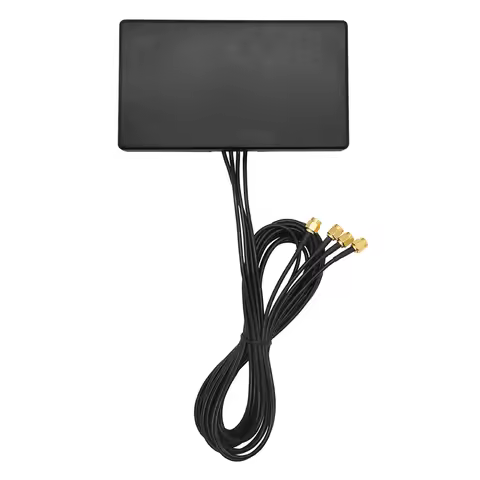 High Gain 5G 4G WWAN LTE Module Modem Antenna 600-6000Mhz with 4 SMA Male Connectors 1.5M RG174 Exte