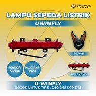 Uwinfly D60 D65 D70 D75 Electric Bike Rear Turn Signal Light
