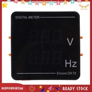 [Redpowderyan.] Upgraded Digital Voltmeter Frequency Panel Voltage HZ-Tester AC50-500V 10-99.9HZ Red