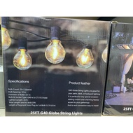 G40 Waterproof String Lights LED Aesthetic Retro Bulbs Edison Home Camping Activities Decoration