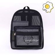 Thickened Mesh Backpack Large Capacity Waterproof Backpack Durable Lightweight Travel Backpack