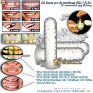 Asli Gigi Palsu Temptooth Temporary tooth | Lem Tambal Gigi Instan