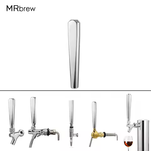 Beer Tap Handle Stainlee Steel Faucet Handle Draft Beer Tap Handle For Keg Kegerator Tower Stout Nit