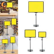 [prettyia] Adjustable Sign Holder, Supermarket Price Tag Stand, Versatile Advertising Sign Poster St