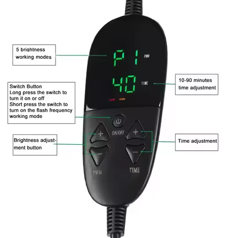 Led Red Light Therapy Product 660nm&850nm Controls