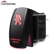 12V/24V Starlink Rocker Switch Red/Blue Light Waterproof On-Off / On-Off-On Switch Multi-Function fo