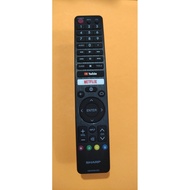 (Singapore) SHARP AQOUS SMART LED TV REMOTE CONTROL *ORIGINAL* (GB345WJSA) - NETFLIX