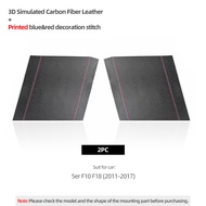 TYJKO อุปกรณ์ปรับจูนตกแต่งภายในรถยนต์สำหรับ BMW F10 F18 2011-2017 Center B ขอบตกแต่งแผงเสาทำจาก Alca