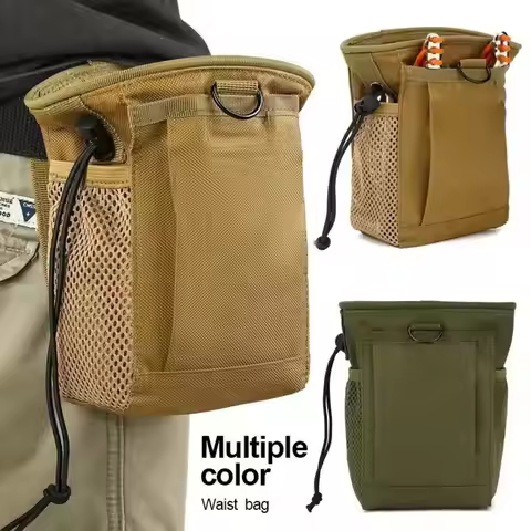New Outdoor 3-5L Molle Nylon Dump Drop Pouch Recycle Waist Pack Bags Ammo Recycle Bag Hiking Hunting