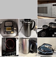 Kitchenwares: Panasonic Rice Cooker電飯煲, Microwave微波焗爐, Induction Cooker, Telfal Iron & More