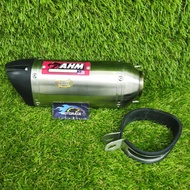 💥100% ORIGINAL💥 AHM RACING MUFFLER BOX TABUNG 51MM 4 STROKE LC135 / Y15ZR / RS150