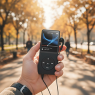Bluetooth HiFi MP3 MP4 Player with Sport Speaker FM Radio Voice Recorder Compatible with 128GB TF Ca