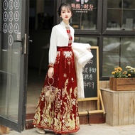 Horse Skirt Daily Horse Skirt Improved S-XL Horse Skirt Suit Horse Skirt Horse Skirt Top New Chinese