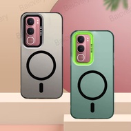 Casing For VIVO Y31 5G V2521 Y21D 4G Colorful Matte Frosted Cover With Magnetic Sticker