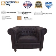 Perabotku: 1 Seater Classic Chesterfield Sofa