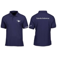 POLO SHIRT GARUDA INDONESIA BAJU TSHIRT KAOS PESAWAT PENERBANGAN BUMN