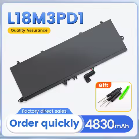 SOMI L18M3PD1 L18C3PD2 Laptop Battery for Lenovo ThinkPad T14s Gen 1 T490s T495s L18C3PD1 L18L3PD1 L