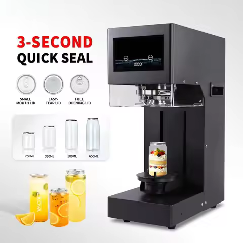 Commercial New Product Portable Beverage Can Sealing Machine Beer Juice Coffee Canning Closing Seali
