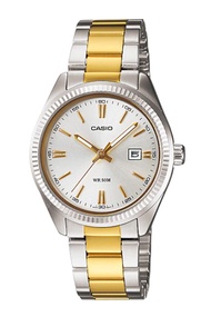 Casio Standard นาฬิกาข้อมือผู้หญิง สายสแตนเลส รุ่น LTP-1302,LTP-1302SG,LTP-1302SG-7,LTP-1302SG-7A - สีเงินสลับทอง