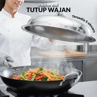 Large Wok Lid 58cm 68cm 73cm 78cm 88cm MBG BGN Large Jumbo Stainless Steel Multifunction