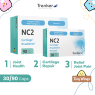 NC2 capsules - contains Native type II undenatured collagen and vitamin C for knee, joint pain and strengthen cartilage 30, 90 Capsules [TinyWings.sg]