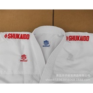 Red and Blue Double-Sided Karate Uniform Lightweight Breathable Double-Sided Karate Gi Set kumite Do