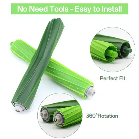 Rubber Roller Brush for IRobot Roomba I7 E5 E6 Series I3 i3+ I4 I6 i6+ I7 i7+ I8 i8+ Vacuum Cleaner 