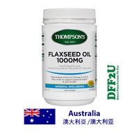 DFF2U Thompson's Gel-Free Flaxseed Oil 1000mg 400 Capsules