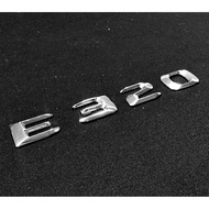 BENZ E320 15 New Style Pointed Font Word Mark Body Word Sticker Rear Box Font Font Height 23mm