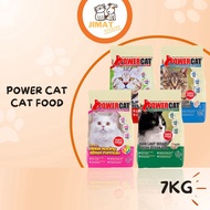 Power Cat Premium Cat Food 7KG - Ocean Fish , Tuna , Kitten , Chicken , Makanan Kucing Berkualiti , 