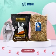 WON Rabbit Pellet Bundling Package 1kg + WON Hay Alfalfa 1kg