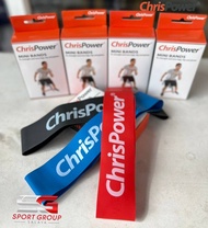 ChrisPower ยางยืดฟิตเนสออกกำลังกาย บริหารกล้ามเนื้อ ตัวยางยืดหยุ่นสตริง ออกแบบมาสำหรับการออกกำลังกายแบบแอโรบิค บริหารร่างกาย MINI BAND