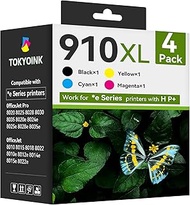 910XL Replacement for HP 910XL Ink Cartridges for HP Printers HP910 HP910XL 910 Ink Work for Office 