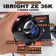 IBRIGHT ZE 36K 3-Color Biled Spotlight Full Aluminum Laser Bluelens Waterproof...