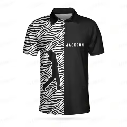Golf Wear T-shirt Men Coach Fashion Lapel Polo Shirt Fishing Tops Badminton Breathable Sports Jersey