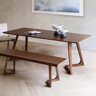 【D3原木家居】Alston北美胡桃木餐桌 實木桌-160/180/200/220cm