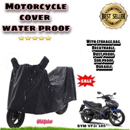 SYM VF3i 185 Waterproof Motorcycle Cover,Anti Dust and Pollutants Motorcycle Accessories Sun Exposur