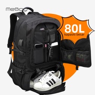 80L Backpack Travel Beg Galas Men Waterproof Shoe compartment Sports Bagpack 17 inch laptop bag pack