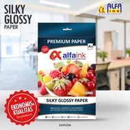 Alfaink Silky Glossy Paper A4 Photo Paper Premium Glossy Photo Paper A4 Shiny Photo Paper