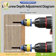 [Ihoce] Drywall Screw Setter Bit,Sturdy,Compact,Lightweight,Easy to Use,for Screw Screwdriver Bit Ho