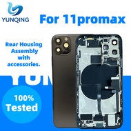 Second Hand Complete Back Housing Chassis Compatible with iPhone11promax Rear Cover Frame Dismantled