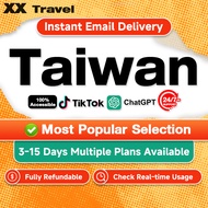 eSIM Taiwan 3-15Days 3-30GB + Unlimited 5G High Speed Data Travel eSIM Taiwan