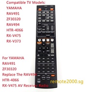 NEW Replacement Remote control For YAMAHA RAV491 ZF30320 Replace The RAV494 HTR-4066 RX-V475 AV Receiver Radio Fernbedineung